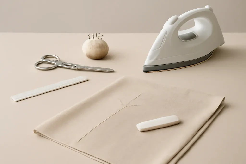 Editorial photo related to perfect darts marking sewing and pressing