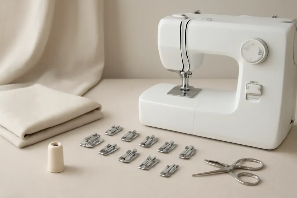 Editorial photo related to ten presser feet worth adding to your kit